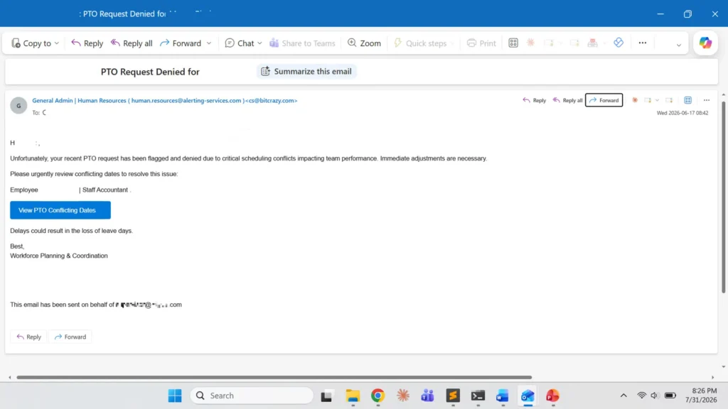 AiTM Phishing Attack Steals MFA Session Tokens to Hijack Microsoft 365 Mailbox