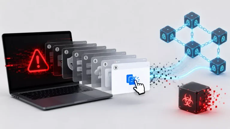 EtherHiding Attack Uses Blockchain to Hide Malware in 9-Layer ClickFix Chain
