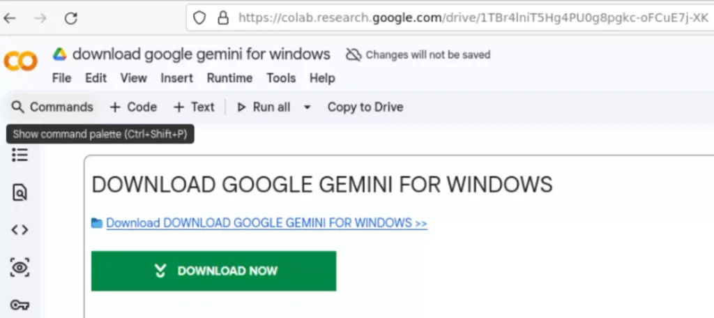 Fake Google Gemini Installer Delivers Vidar Stealer via Google Colab Lure