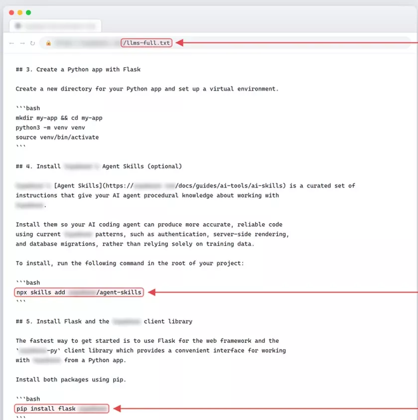 Fortune 500 AI Agents Ran Unclaimed Code Hidden in Companies' Own llms.txt Files