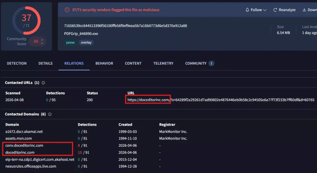 Projextor Malware Hides in Fake PDF Tools, Meal Planners via Electron Apps