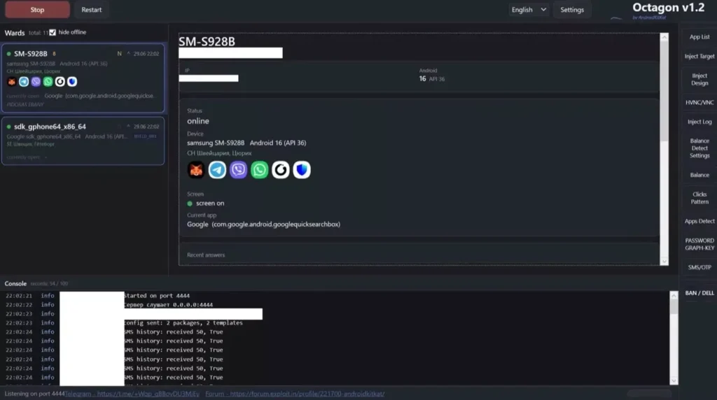 Octagon: New Android Malware Drains Crypto Wallets and Banking Apps via Fake Overlays