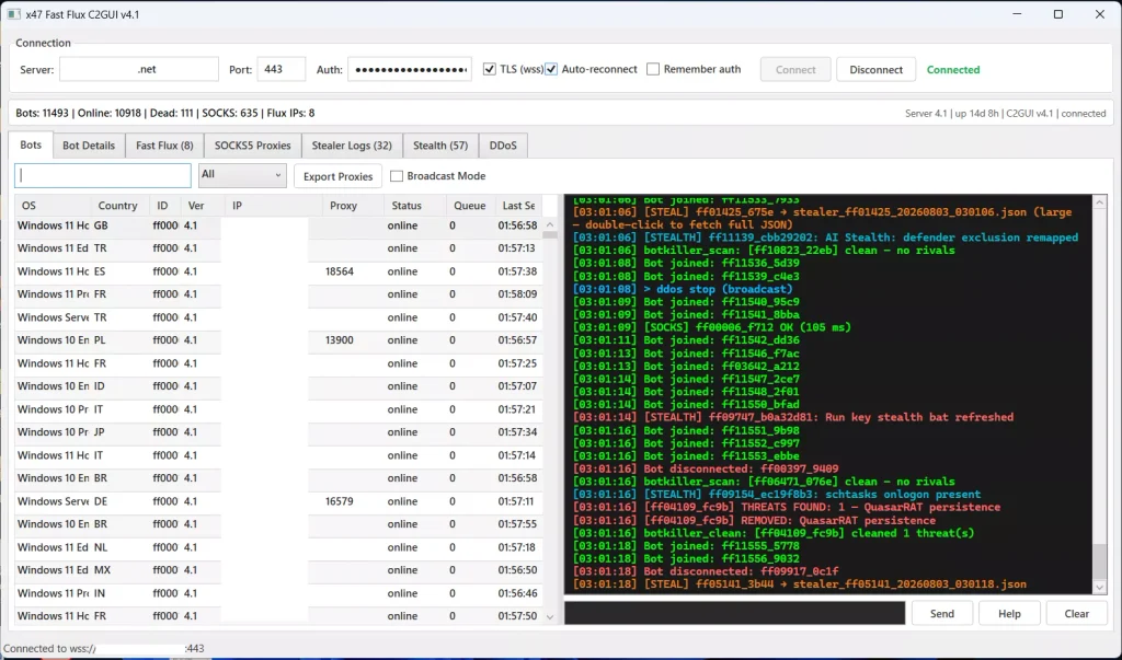 New x47.c Botnet Sells 18 Attack Methods, Including AI API Drain to Burn Credits