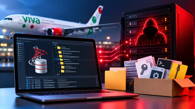 Exposed Attacker Server Reveals MSSQL Intrusion Tied to Viva Aerobus, Toolkit and Loot Leaked