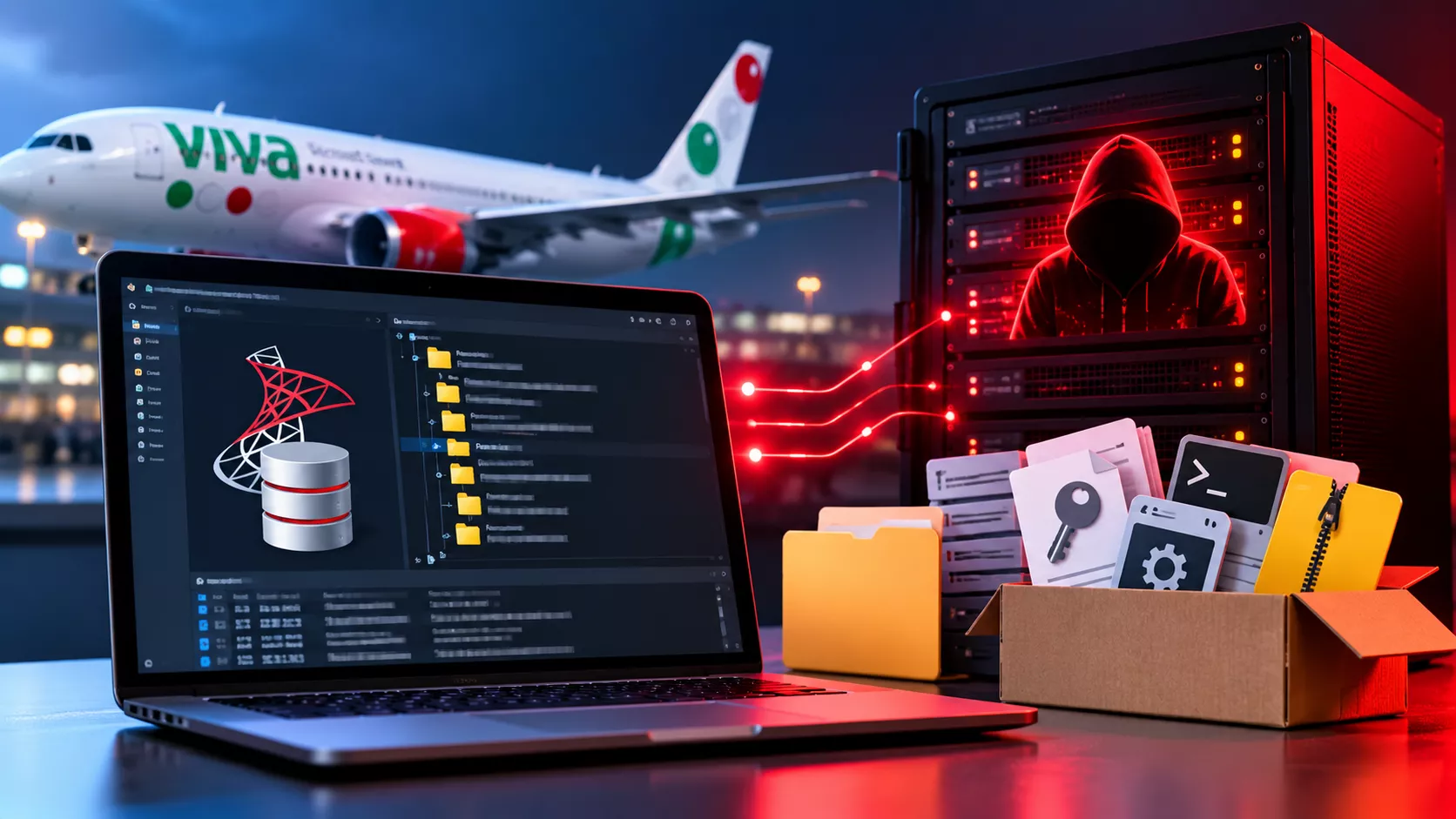 Exposed Attacker Server Reveals MSSQL Intrusion Tied to Viva Aerobus, Toolkit and Loot Leaked