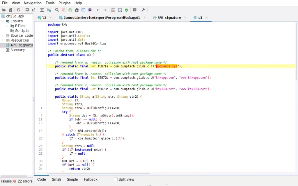 YuanKong Android Malware Hardcodes Operator Names, Exposing 42 Cybercrime Accounts